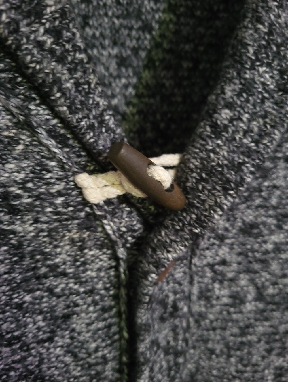 Le 31 Gray Marled Shawl Collar Cardigan Sweater Size S - Picture 4 of 10